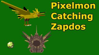 Pixelmon Zapdos  Catching Zapdos in Pixelmon [upl. by Goldy]