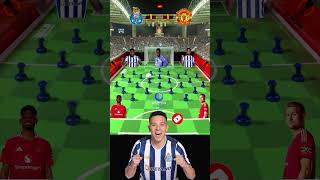 PORTO vs MANCHESTER UNITED  UEFA EUROPA LEAGUE HIGHLIGHTS  MARBLE FOOTBALL 100324 espn asmr [upl. by Ardnaiek]