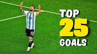 Lionel Messi  Top 25 Goals For Argentina HD [upl. by Rehpotsirhc]