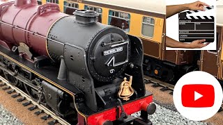 LMS Royal Scott locomotive number 6100 running on the layout [upl. by Geri]