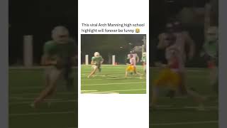 Texas QB Arch Manning Scrambling During Isidore Newman High School Game Goes Viral 😂 [upl. by Groves553]