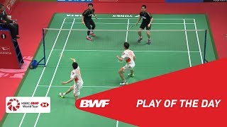 Play Of The Day  DAIHATSU Indonesia Masters 2019 SF  BWF 2019 [upl. by Gundry]