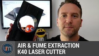 K40 Laser Cutter  Air amp Fumes Extraction [upl. by Yasibit813]