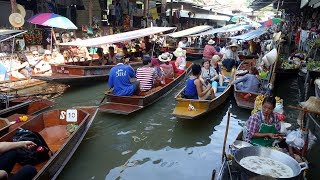 Floating Market  Damnoen Saduak [upl. by Idnahc]