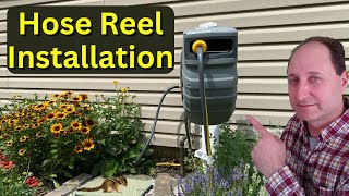 Garden Hose Reel Setup  Full Instructions [upl. by Filberte125]