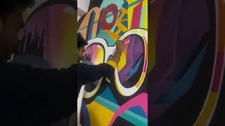 Wall art  mural art painting [upl. by Keyser]