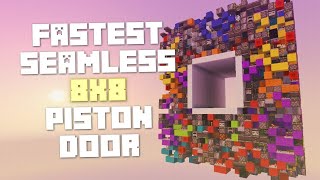 FORMER Fastest Seamless 8x8 Piston Door  Opens in 54s  MCBEPE [upl. by Niamjneb]