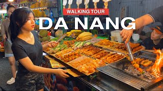 Da Nang VIETNAM ● Street Food Tour in Son Tra Night Market Da Nang 【🇻🇳 4K】 [upl. by Delilah]