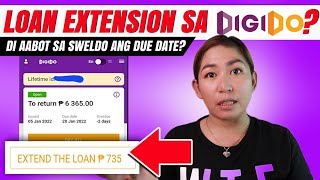 Digido Online Loan App  Paano Mag Extend ng Due Date [upl. by Baxy]