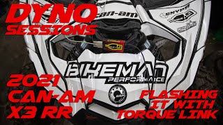 Dyno Sessions  2021 CanAm X3 RS Tune [upl. by Nybbor]