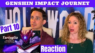 Genshin Impact Childe aka Tartaglia Fight Reaction [upl. by Ettevets]