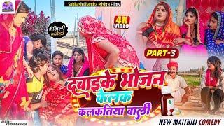 🌟PART 3अंतिम भाग  दवाई के भोजन केलक कलकतिया वाली  NEW MAITHILI COMEDY 2024 kalkatiyawali piphi [upl. by Porter]