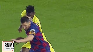 Manotazo de MESSI a la cara de ANGUISSA Barcelona  Villarreal 24092019 [upl. by Allehcim]