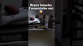 BRYCE HALL KNOCKS OUT FOUSEYTUBE shorts [upl. by Reltuc]