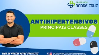 FARMACOLOGIA CLÍNICA CLASSES ANTIHIPERTENSIVOS  UMA REVISÃO [upl. by Ecirtap]