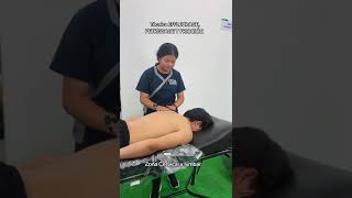 Masaje  EFFLEURAGE PETRISSAGE Y FRICCIÓN Zona cervical y lumbar [upl. by Eellehs]