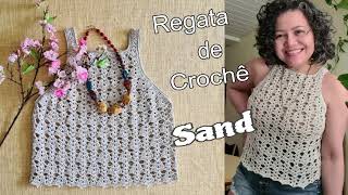 Regata de Crochê Sand [upl. by Airotel]