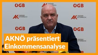 AKNÖ präsentiert Einkommensanalyse [upl. by Nageek]