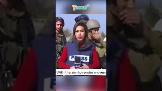 Tentara Israel Ganggu Jurnalis Wanita Palestina [upl. by Menken]