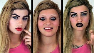 How I Used To Do My Makeup MIDDLE amp HIGHSCHOOL  HeyThereImShannon [upl. by Lunsford]