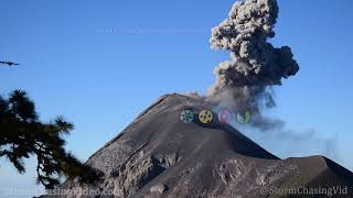 Volcan de Fuego eruption Guatemala  24022023 [upl. by Sang]