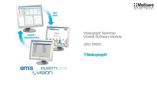 Vitalograph Spirotrac Vitalink Software Module 89001 [upl. by Marcellus]