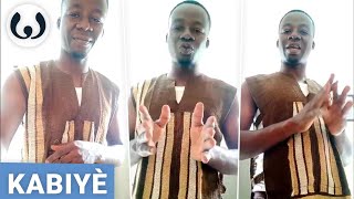 Nzonou speaking Kabiyè  NigerCongo languages of Africa  Wikitongues [upl. by Anelrats]