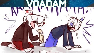 Casino Cups Part 4 Cuphhead Comic Dubs With Angry Mugman [upl. by Harts]