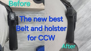 Best budget Friendly Ratchet belt and Holster for IWB CCW [upl. by Ajat]