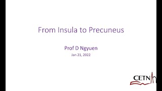 From Insula to Precuneus Prof Dang Ngyuen Montreal [upl. by Auot]