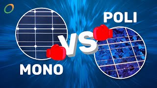 Mono vs Policristalino  Diferencia en paneles solares [upl. by Nelleeus]