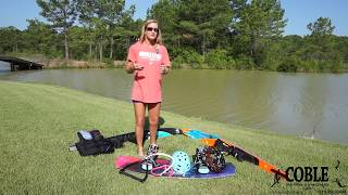 Learn to Water Ski and Wakeboard with April Coble Eller Instructional video [upl. by Serolod]