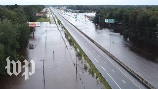 200year flood The Carolinas after Florence [upl. by Smiley156]