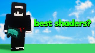 the best shaders for low end pcs [upl. by Eiramlehcar]