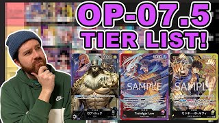 OP07 FINAL TIER LIST OP75 Who Came Out On TOP  One Piece Card Game [upl. by Ahseiat]