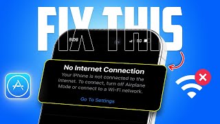 Solve No Internet Connection Issue on App Store After iOS 18 Update [upl. by Alicsirp844]