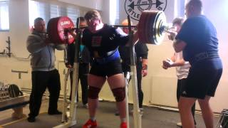 Carl Yngvar Christensen 460 kg i knebøy [upl. by Paderna]