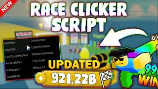 NEW Race Clicker Script PASTEBIN 2024 AUTOFARM AUTO REBIRTH AUTO RACE HATCH EGG AUTO CLICK [upl. by Calysta647]