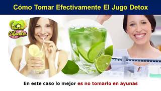 Como Preparar Agua De Pepino Con Limon Para Adelgazar Receta Detox [upl. by Gosnell]