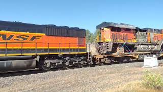 BNSF 267 at Woodcarver rd [upl. by Aihsakal287]