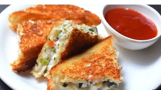 Hung Curd Sandwich Recipe  Asha’s Kitchen [upl. by Mandler895]