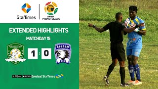 Aduana Fc 10 Bechem United  Highlights  Ghana Premier League [upl. by Kolb]