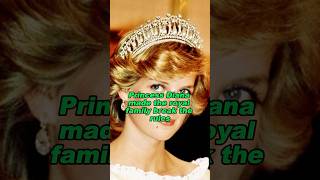 Princess Diana made the royal family break the rulesshortvideo history [upl. by Dowski488]