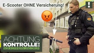 quotStraftat eyquot 😡 EScooter Fahrer sieht FEHLER nicht ein  Kabel Eins  Achtung Kontrolle [upl. by Eadrahc685]