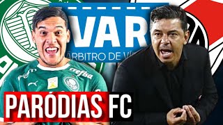 ♫ PALMEIRAS PASSA PELO RIVER PLATE COM PARTICIPAÇÃO DO VAR  Paródia Saudade Sua  Gusttavo Lima [upl. by Geminian600]