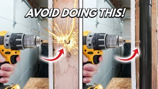 STOP Drilling And Nailing Blindly In Drywall And Studs  Learn A Better And SAFER Way As A DIYer [upl. by Oalsecnew]