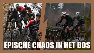 REGEN zorgt voor een EPISCHE CHAOS in de BOSCROSS van AMERSFOORT  Nat veldrit nr 7 cyclocross [upl. by Nagel]