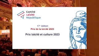 Prix de la laïcité 2023  10  Prix laïcité et culture  la troupe du Pompon [upl. by Akeemaj]