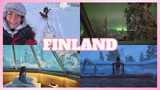 Awkward first vlog in Finland northern lights [upl. by Aivad]