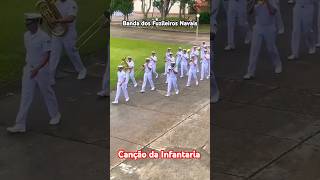 Canção da Infantaria  Banda de Música da Marinha Fuzileiros Navais shorts marinha army Militar [upl. by Aisilef]